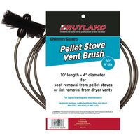 Rutland ストーブブラシ (17410) / BRUSH PELLET 4" W/10'ROD