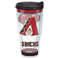 Tervis MLB 蓋付断熱性タンブラー アリゾナ・ダイヤモンドバックス (1341420) / INSLD TMBLR AZ DBAC 24OZ