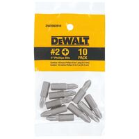 DeWalt Phillips スクリュードライバービット 10個入 (DW2002B10) / INSERT BIT PH#2 10PK DWT