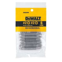 DeWalt Phillips スクリュードライバービット (DW2028B6) / POWER BIT 2END PH#2 6PK