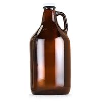 TRUE The Howler ガラス製グロウラー 6個セット (2794) / GROWLER BTL AMBER 64OZ