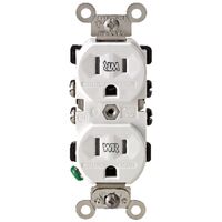 Leviton 改ざん防止コンセント ホワイト (TWR15-00W) / RCPTCL TMPR RSTANT WHT