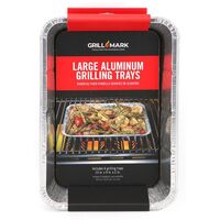 Grill Mark アルミニウム製グリルパン Lサイズ 6個入 (06693ACE) / GRILLING PAN ALU LRG 6PK