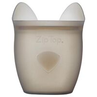 Zip Top 食物保存カップ グレー 6個セット (Z-BSCD-02) / STORAGE CUP GRY 4OZ