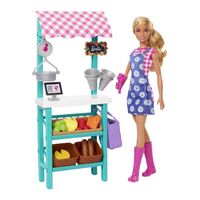 Mattel Barbie ファーマーズマーケットプレイ17点セット (HCN22) / BARBIE FARMERS MARKT