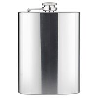 Final Touch ステンレススティール製フラスコ シルバー (FTA7023) / FLASK S/S SILVER 8OZ 1PK