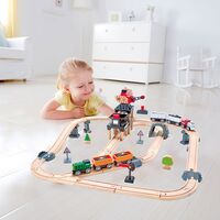 Hape Toys 採掘ローダー64点セット (E3756) / MINING LADR SET 64PC 3Y+