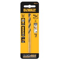 DeWalt Black & Gold ハイスピードスティール製ドリルビット ( DW1115) / DRILL BIT BLK OXD 15/64"