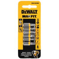 DeWalt Max Fit セキュリティビット6点セット (DWA1SECMF6) / SECURITY BIT SET AST 6PK