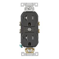 Leviton コンセント ブラック (TBR20-00E)