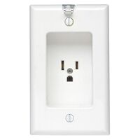 Leviton コンセント ホワイト (00688-00W)