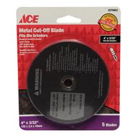 ACE   カットオフブレード  4X3/32インチ 5個入 (2079903) / BLADE CUTOFF 4X3/32" CD5