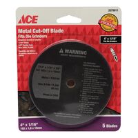 ACE   カットオフブレード 4X1/16インチ 5個入 (2079911) / BLADE CUTOFF 4X1/16" CD5