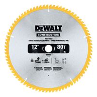 Dewalt.カーバイドチップソーブレード 12インチ (DW3128) / BLADE SAW THINKERF12"80T