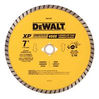 Dewalt　ドライカットダイアモンドホイール  7インチ(DW4702) / BLADE DIAMOND DRY CUT 7