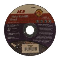ACE  カットオフブレード 4X1/16インチ (9607-002) / BLADE CUTOFF 4"X1/16"MTL
