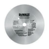 DeWalt　合板用サーキュラーソーブレード 7.25インチ (DW3326) / BLAD CIRC 7.25PLYWD 140T