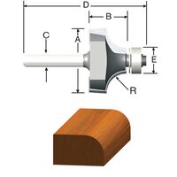 VERMONT AMERICAN   ラウンドオーバールータービット 5/16インチ (23136) / ROUTER BIT 5/8 RNDOVER