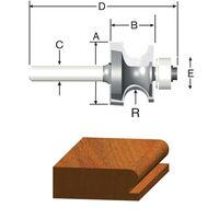 VERMONT AMERICAN  エッジビード ルータービット 3/16インチ (23138) / ROUTER BIT 3/16 EDGEBEAD