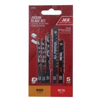 ACE　5本入りジグソーブレードセット - 5パック (0100290) / BLADE JIG SET 5PC ACE