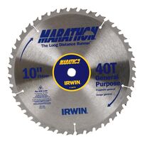 Irwin　Marathon カーバイド製マイター/テーブルソーブレード 10インチ (14070) / BLADE CIRC10"MARATHON40T