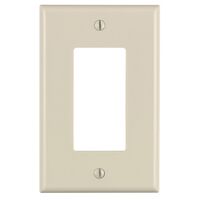 Leviton Decora＆GFCI ウォールプレート ライトアーモンド 1ギャング (80601-00T)