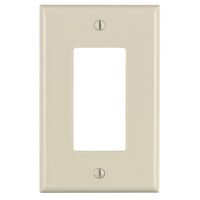 Leviton Decora＆GFCI ウォールプレート ライトアーモンド 1ギャング (80601-00T)