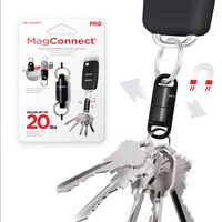 KeySmart MagConnect Pro ロック式マグネットキーチェーン (KS847-BLK) /