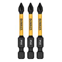 DeWalt FlexTorq プラスインパクトドライバービット3点セット (DWAF2PH1IR3)