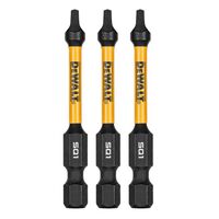 DeWalt FlexTorq スクエアインパクトドライバービット3点セット (DWAF2SQ1IR3)