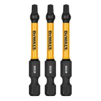 DeWalt FlexTorq スクエアインパクトドライバービット3点セット (DWAF2SQ3IR3)