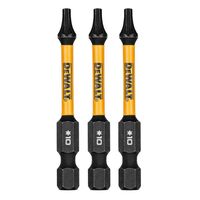 DeWalt FlexTorq トルクスインパクトドライバービット3点セット (DWAF2TX10IR3)