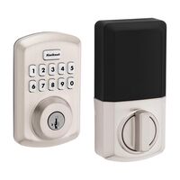 Kwikset SmartCode 電子デッドボルト サテンニッケル (992500-002)