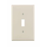 Leviton トグルウォールプレート アーモンド 10枚入 (PJ1-TM)