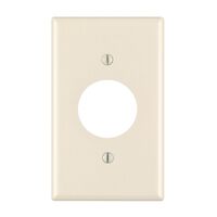 Leviton コンセントウォールプレート 1ギャング アーモンド (78004-000)