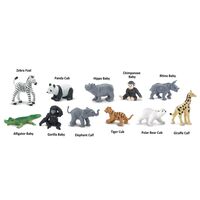 Safari Ltd Toob 動物園の赤ちゃん玩具11点セット (680004)