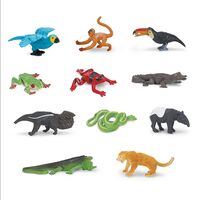 Safari Ltd Toob 熱帯雨林玩具11点セット (680504)
