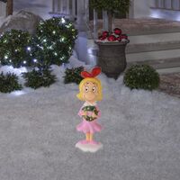 Dr. Seuss  吹込成形金型リースを持つCindy Lou Who (881095)