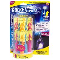 Rocket Copters スリングショットLED 発射ヘリコプター 5点入 (ROCKCOPOG)