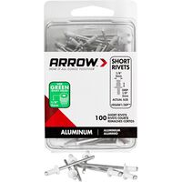 Arrow アルミニウム製リベット100個入 (RSAW1/8IP)
