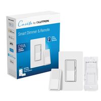 Lutron Diva 調光＆色コントロール用スマートスイッチ (DVRF-PKG1D-WH-R)