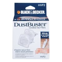 Black and Decker ダストバスター用フィルターバッグ 2個入 (HVF2) / DUSTBSTR FLTR BAG PK2