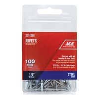 Ace  リベット 100個入- 5パック (2014280A) / RIVET ST1/8X1/4ACE 100PK