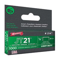 Arrow　JT21 ステープル1/4インチ1000個入×5パック (214) / STAPLE JT-21 1/4" PK1000