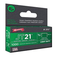 Arrow　JT21 ステープル 5/16インチ1000個入×5パック (215) / STAPLE JT-21 5/16"PK1000