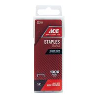 Ace　強力ステープル  1000個入- ４パック (22268ACE) / STAPLE 1/2" HD WIDE ACE
