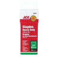 Ace 強力ステープル 1000個入- 5パック (22278ACE) / STAPLE 3/8" HD WIDE ACE