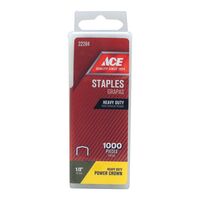 Ace 強力ステープル 1000個入 - 4パック  / STAPLE 1/2" HD PWR ACE