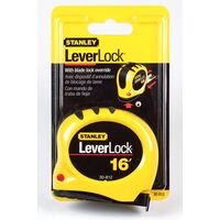 Stanley　ロック用レバー付きメジャー 16フィート (30-812) / TAPE RULE LEVERLOCK 16FT