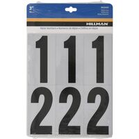 Hillman 接着式ナンバー26点セット 3インチ ブラック 6個セット (843445)